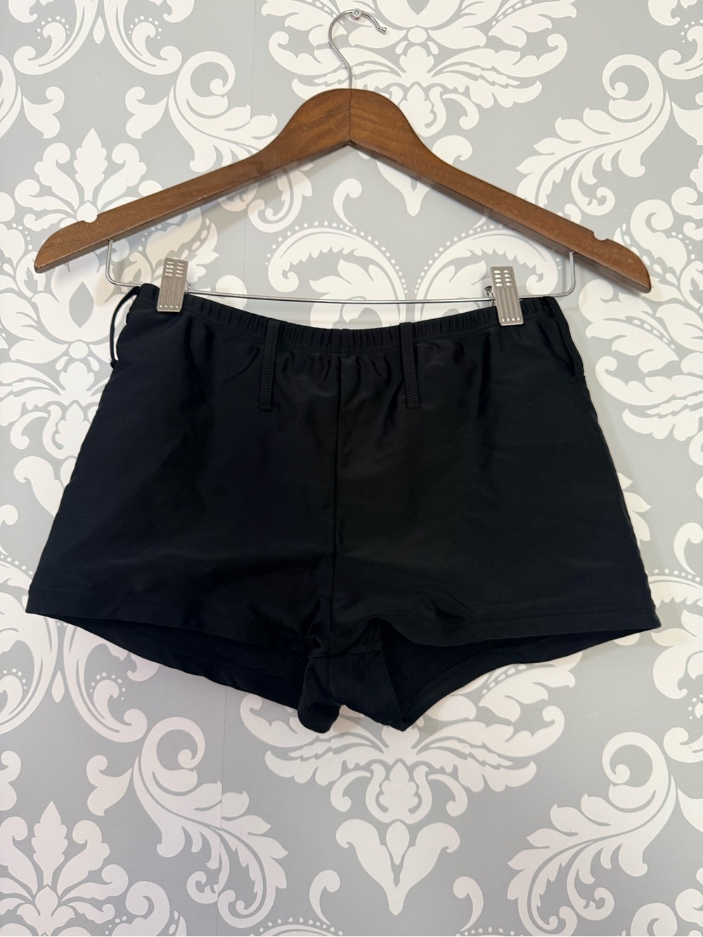 💫10/$25 • Bikini Bay Black Elastic Waist Swim Shorts